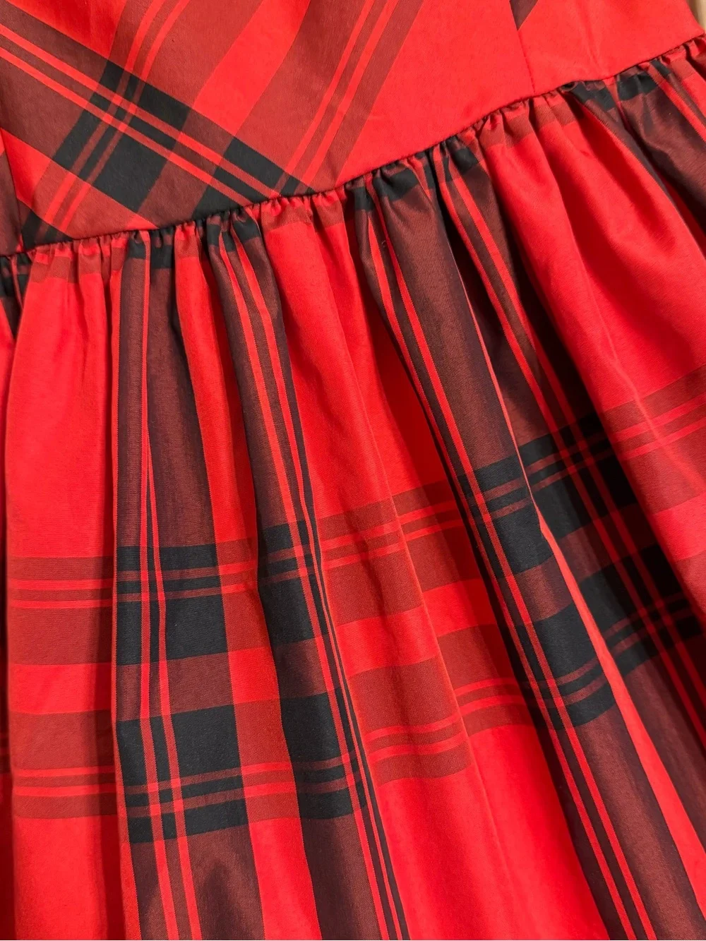 Polo by Ralph Lauren Red and Black Plaid Holiday Dress Size 4T